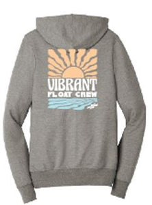 Vibrant Float Crew Zip-Up Hoodie