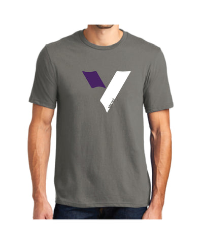 V is for Vibrant Tee (Purple, Green, Grey)