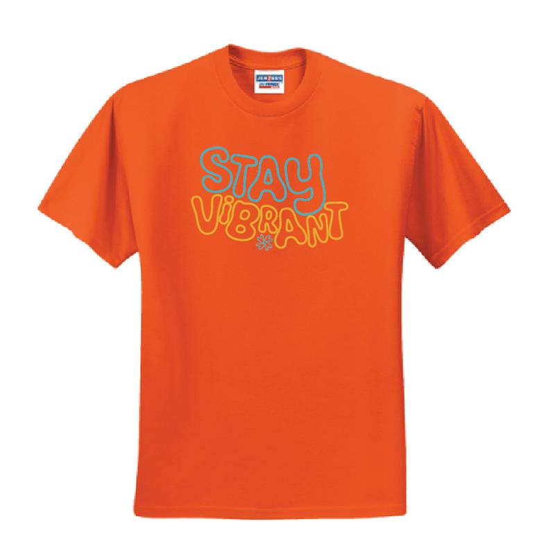 Stay Vibrant Orange Tee