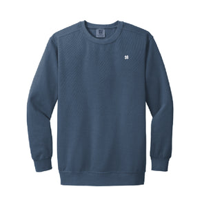 Comfort Colors Embroidered Crewneck Blue Jean