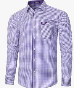 The Nick | Lavender Buffalo Check Button Down