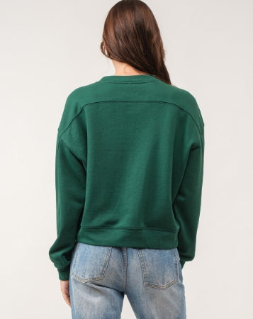 Front Pocket Sweatshirt | Dark Green