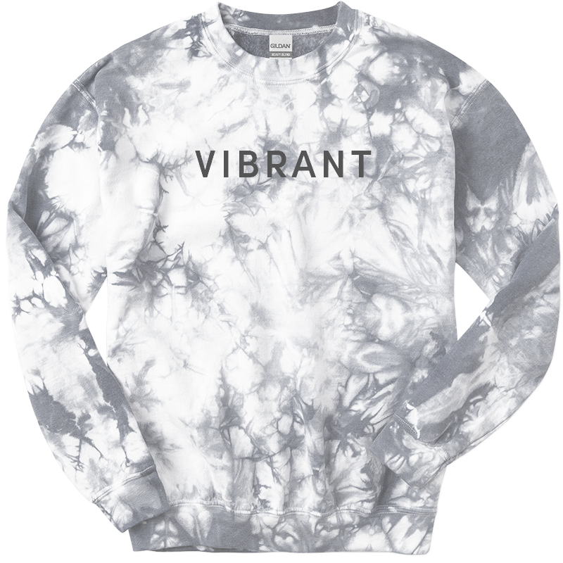 Vibrant Tie-Dye Crewneck Sweatshirt