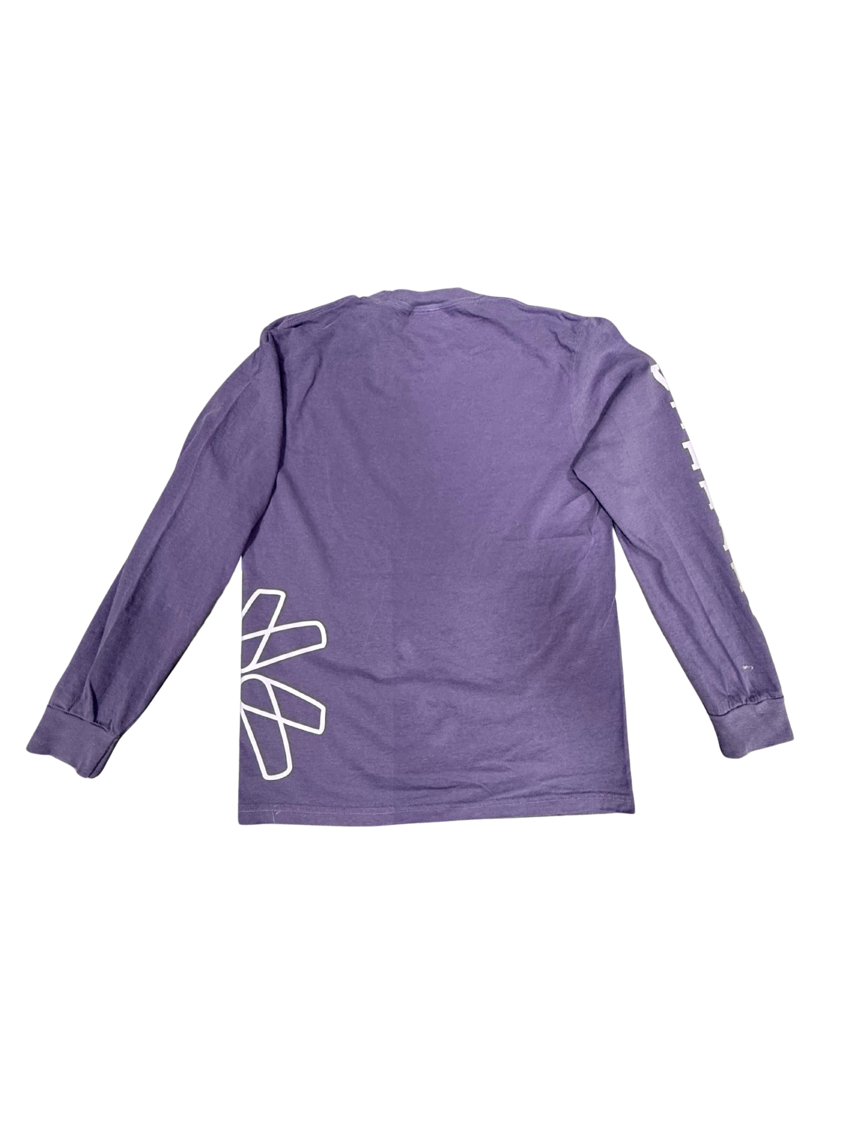 Side Hit Pinwheel | Comfort Colors Grape Long Sleeve