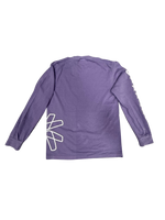 Load image into Gallery viewer, Side Hit Pinwheel | Comfort Colors Grape Long Sleeve
