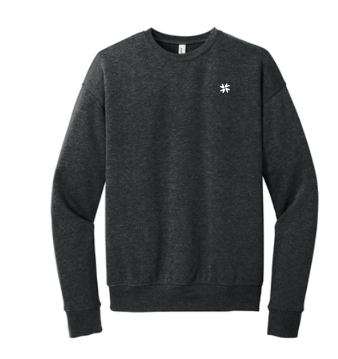 Crewneck Sweatshirt Embroidered Pinwheel