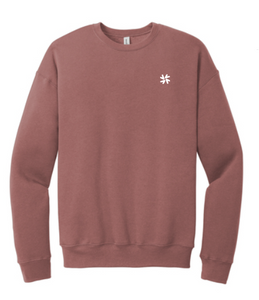 Crewneck Sweatshirt Embroidered Pinwheel