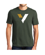 Load image into Gallery viewer, V is for Vibrant Tee (Purple, Green, Grey)
