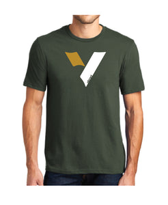 V is for Vibrant Tee (Purple, Green, Grey)